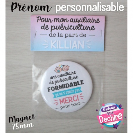 Magnet auxiliaire de puériculture