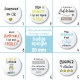Badge épingle métier masculin personnalisable - 50 mm - Choix de l'image