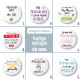 Badge épingle meilleure amie - 50 mm - Choix de l'image