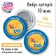 Badge EVG personnalisable