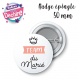 Badge Team de la mariée, badge Team du marié - 50 mm