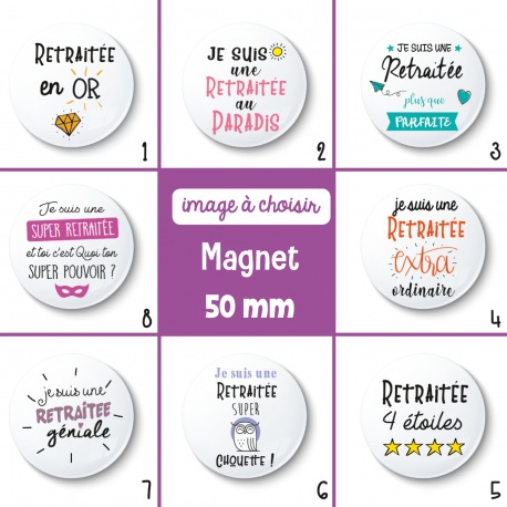 Magnet retraitée - 50 mm - Choix de l'image