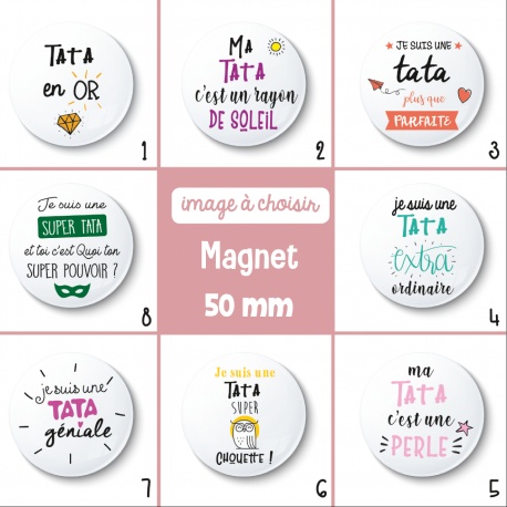 Magnet tata - 50 mm - Choix de l'image