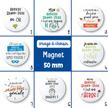Magnet arrière grand-père - 50 mm - Choix de l'image