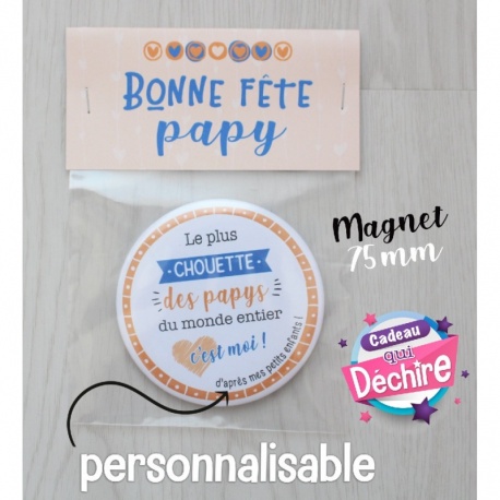 Magnet "Le plus chouette des papys"