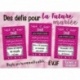 3 cartes à gratter : défis future mariée