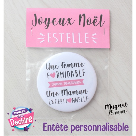 Magnet "Maman exceptionnelle"