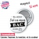 Magnet " j'ai eu mon bac "
