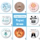 Magnet thème garçon : baptême ou anniversaire - 50 mm - Choix de l'image