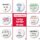 Badge épingle caissière - 50 mm - Choix de l'image