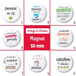 Magnet caissière - 50 mm - Choix de l'image