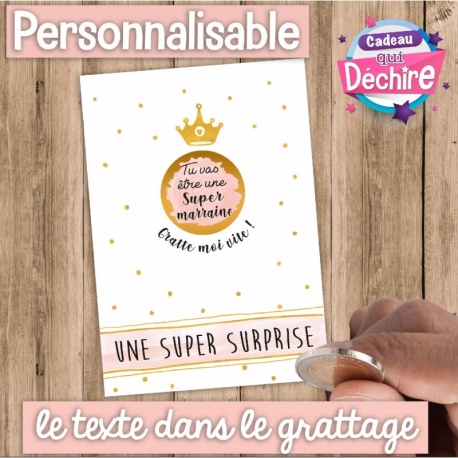 Ticket carte à gratter : demande marraine