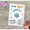 Ticket carte à gratter : Veux-tu être mon parrain ?