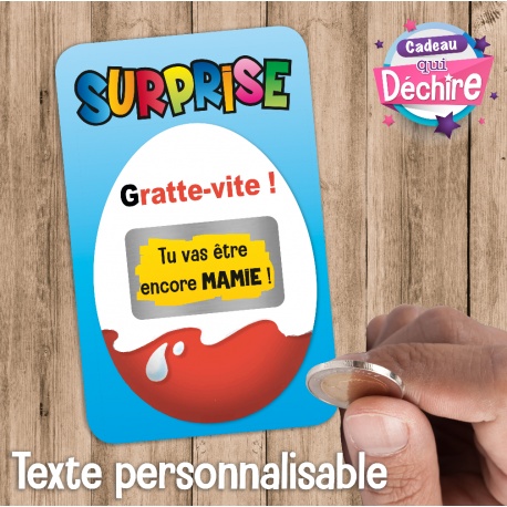 Ticket carte à gratter Mamie