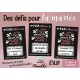 3 cartes à gratter Défis future mariée