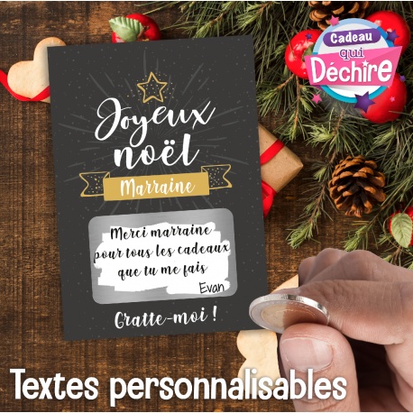 Carte à gratter Joyeux Noël