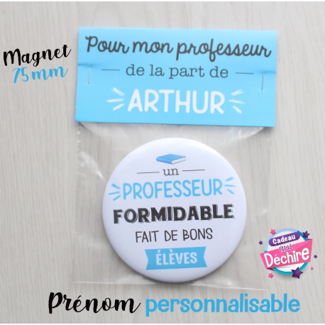 Magnet professeur formidable (masculin)