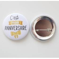 Badge épingle Anniversaire