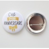 Badge épingle Anniversaire