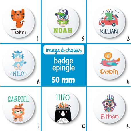 Badge pour accrocher au sac de bébé