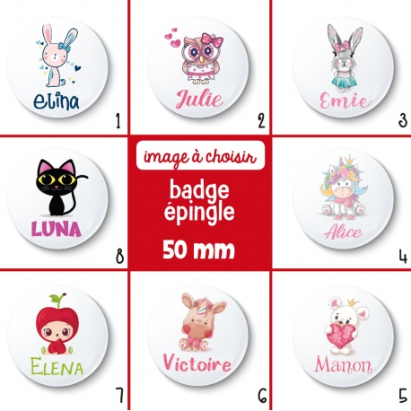 Badge pour accrocher au sac de bébé