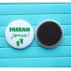 Magnet  " parrain j'arrive ! "