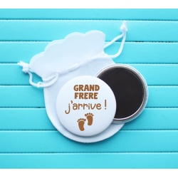 Magnet " grand-frère j'arrive ! "