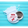 Badge épingle " tata j'arrive ! "