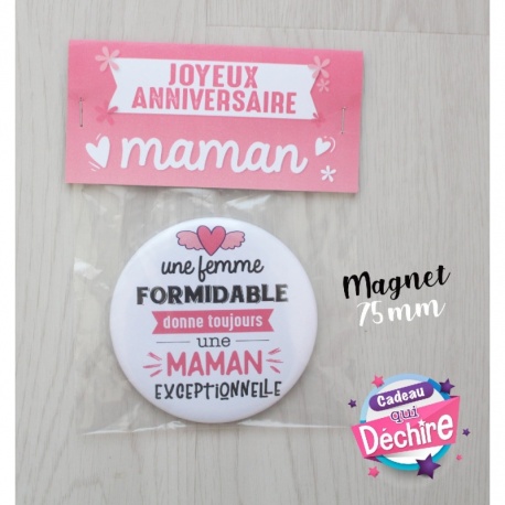 Magnet "Maman exceptionnelle"