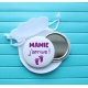 Miroir de poche " mamie j'arrive ! "