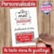 Ticket carte à gratter " Un petit mot pour ma Marraine "