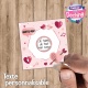 Ticket carte à gratter " Saint Valentin "