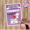 Ticket carte à gratter : tu vas être tata !