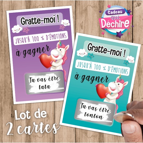 Ticket carte à gratter : Tata & Tonton