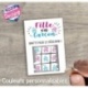 Ticket carte à gratter : fille ou garçon (plusieurs coloris)