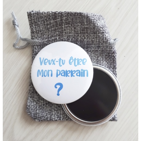 Magnet " veux-tu être mon parrain ? "