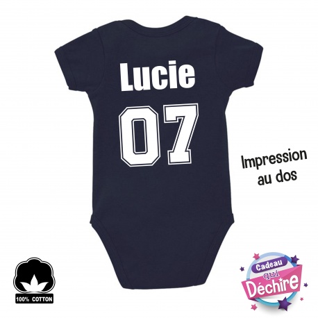Body Bébé Avec Prénom Eden - Imprimé En France, Doux Et Personnalisé - 4