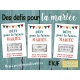 3 cartes à gratter : défis future mariée