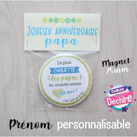 Magnet "Le plus chouette des papas"