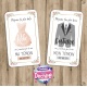 Carte  duo " demande témoin de mariage "