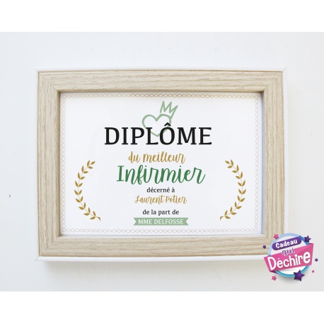 Diplôme infirmier - Choix du format