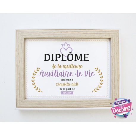 Diplôme auxiliaire de vie  - Choix du format