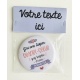 Magnet "J'ai une super grande-soeur pas besoin d'une bonne fée"