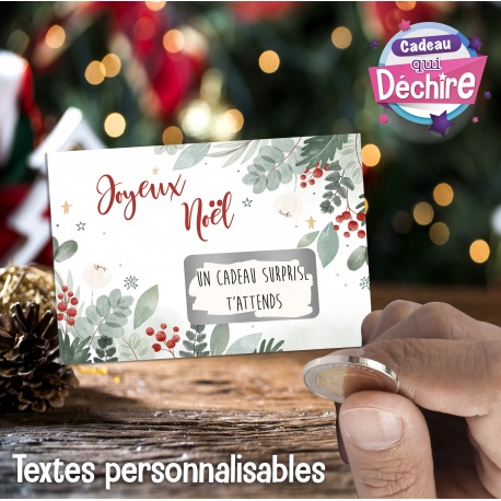 Carte à gratter Joyeux Noël
