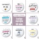 Badge épingle ergothérapeute (féminin) - 50 mm - Choix de l'image