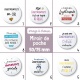 Miroir de poche ergothérapeute (féminin) - 50 ou 75 mm - Choix de l'image