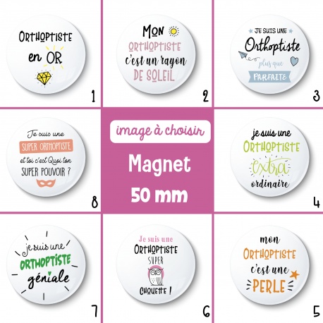 Magnet orthoptiste - 50 mm - Choix de l'image