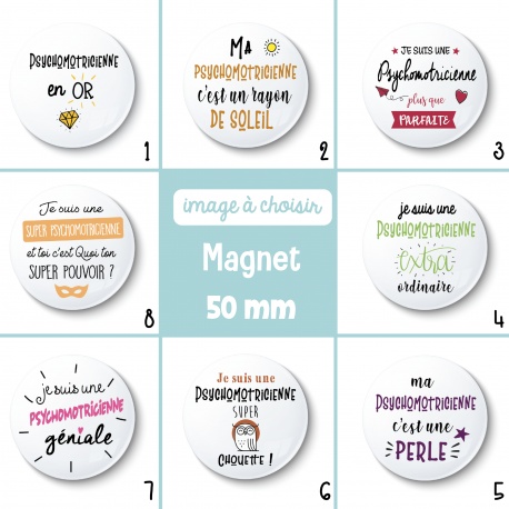 Magnet psychomotricienne - 50 mm - Choix de l'image