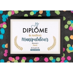Affiche diplôme manipulateur - Choix du format - Vendu sans le cadre