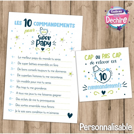 Les 10 commandements Papy